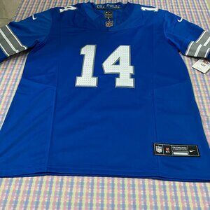 Detroit Lions Blue Jersey St Brown No. 14